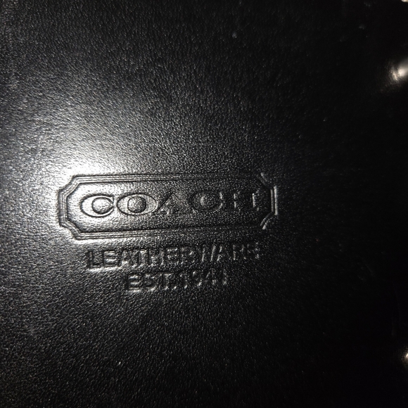 Coach Vintage Woven Tote with Black ather T - Picture 4 of 8